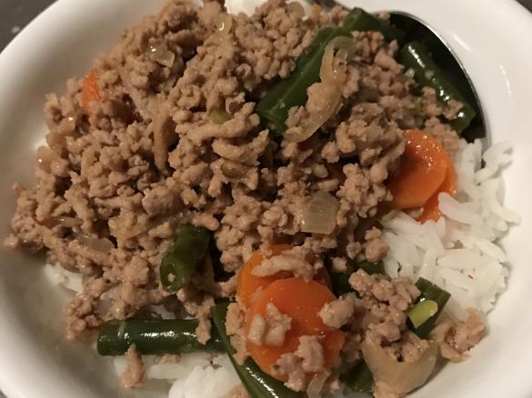 Szechuan Pork and Veggie Stirfry
