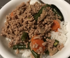 Szechuan Pork and Veggie Stirfry