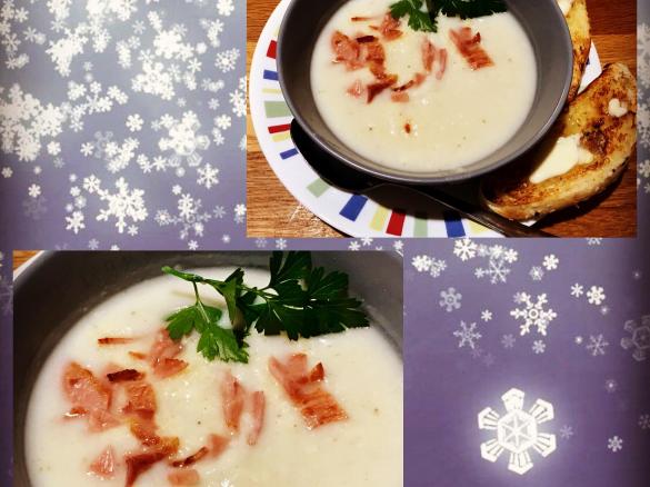 Creamy cauliflower soup