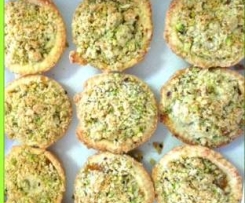 apricot /apple crumble with pistachio crumble