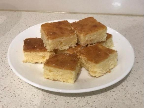 Gluten Free and Dairy Free Lemon Coconut Slice