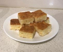 Gluten Free and Dairy Free Lemon Coconut Slice