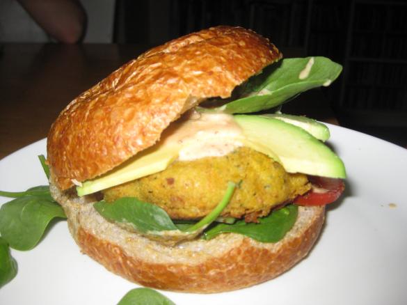 Chickpea burgers