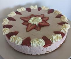 Keto Strawberry Cheesecake