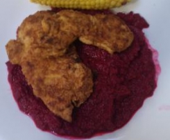 Beetroot and Fennel Puree