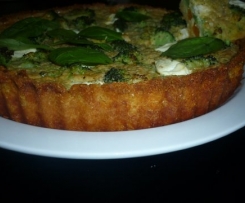 ROASTED VEGETABLE AND YOGHURT CHEESE QUICHE