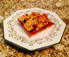  Lemon , Raspberry and Walnut Slice