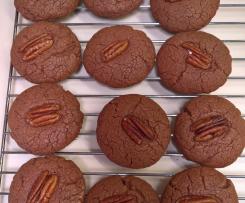 Gluten Free Nutella and Peacan Biscuits