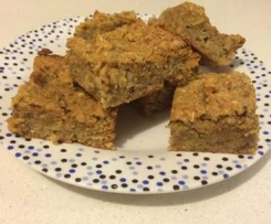 Nut Free Apple Oat Slice -  Vegan, Egg Free