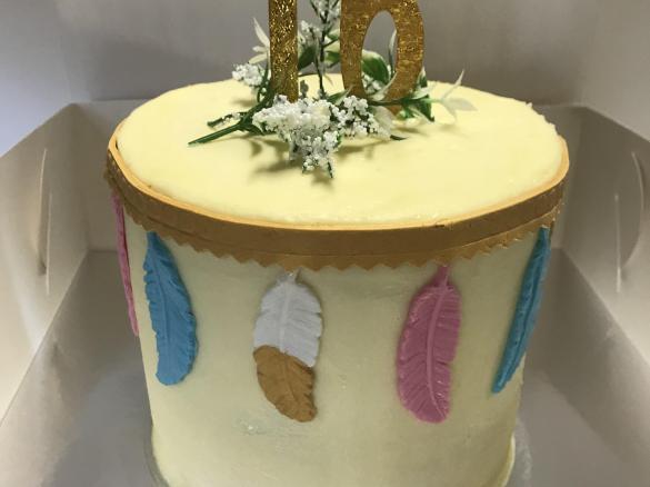 Moist Vanilla Cake (extra large!)