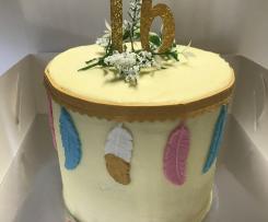 Moist Vanilla Cake (extra large!)