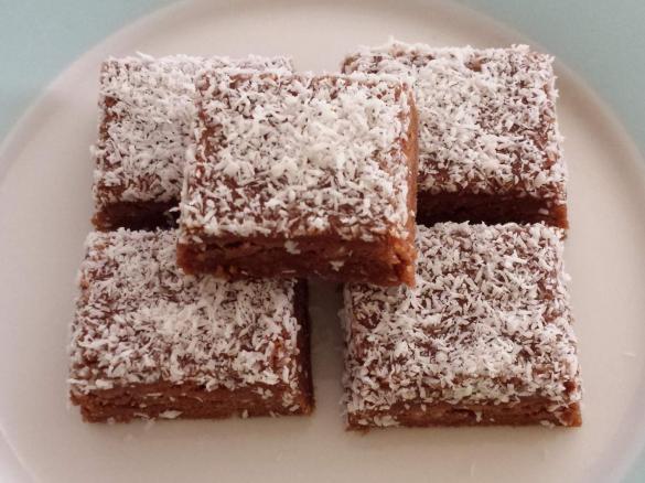 Chocolate Coconut Slice