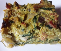 Silverbeet & Bacon Quiche
