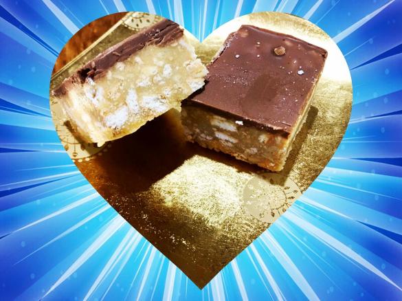 No-bake hazelnut slice