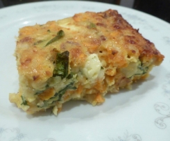 Vegetable and Chorizo Slice