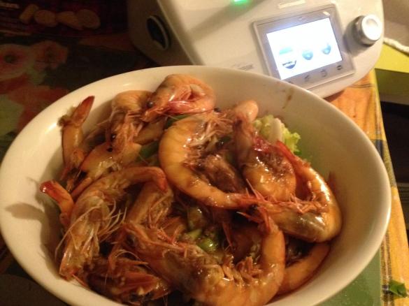 Prawns in Soya Sauce