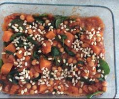 Sweet potato and chickpea curry