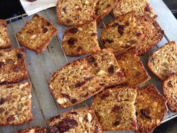 Cranberry, Seed and Sultana Crackers