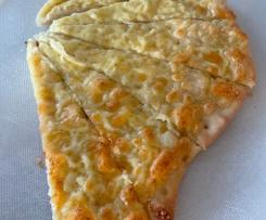 Cheese garlic and aioli pizza