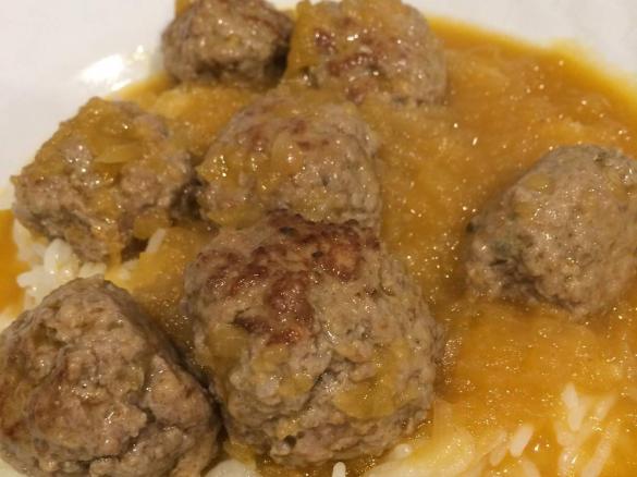 Devilled Meatballs