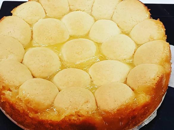 Tweaked version of Edna's Lemon Curd Teacake