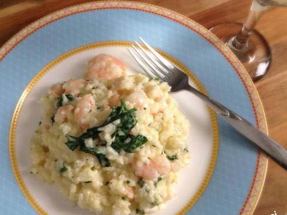 Creamy Prawn risotto