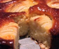 Glazed Apple & Coconut Tea Cake