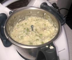 Lemon, garlic and chicken rissoto