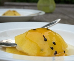 Pineapple with White Chocolate Mousse