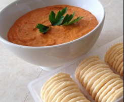 Gluten free, Dairy free Roasted Capsicum Dip