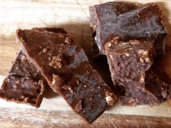 Sugar-free Nut Butter Chocolate Fudge