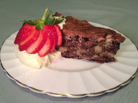 CHOCOLATE DATE AND ALMOND TORTE