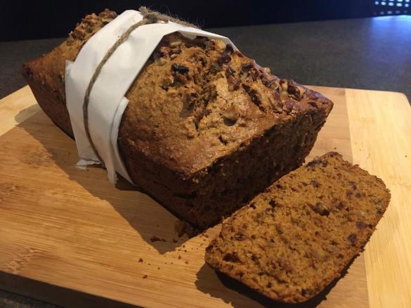 Spiced date loaf