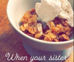 Lean Clean Apple Crumble