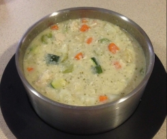 Creamy Chicken and Vegetable Soup (dairy free, nut free)