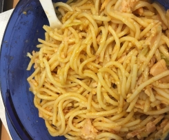 Salmon Spaghetti 