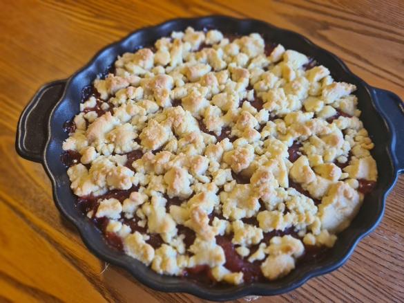 Apple Rhubarb Crumble