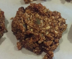 Healthful oat cookies