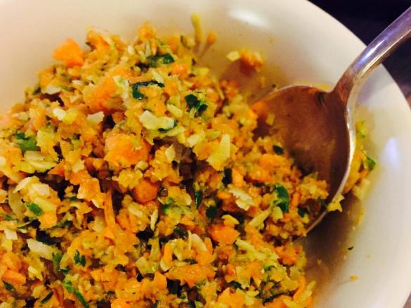 5 second Indian Carrot and Coconut Salad : A fantastically fresh and easy side dish to a curry