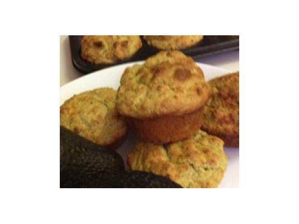 Avocado, Bacon and Cheese Muffins