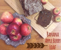 Banana Apple Berry Loaf (Egg Free) 