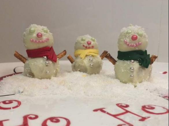 White Chocolate Mint Truffles