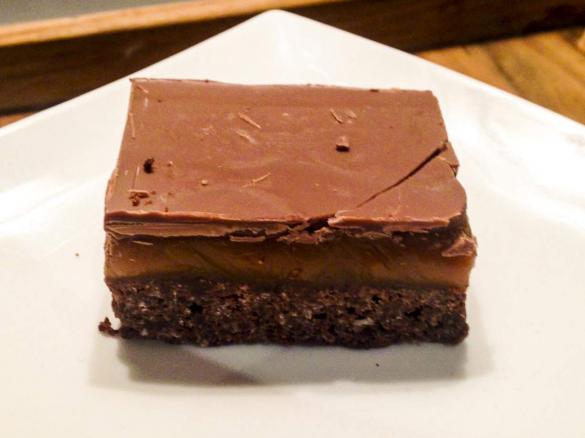 Knock your socks off caramel slice