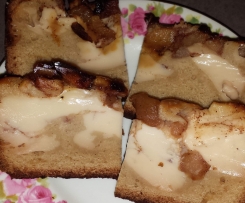 Stewed Apple Custard Tea Cake