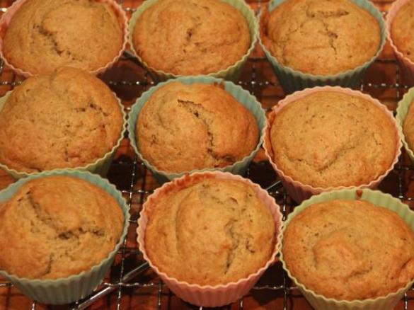 Spelt Banana Bread Muffins