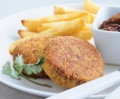 Lentil & Chickpea Burgers