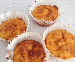 Pumpkin & Carrot Cheesy Muffins