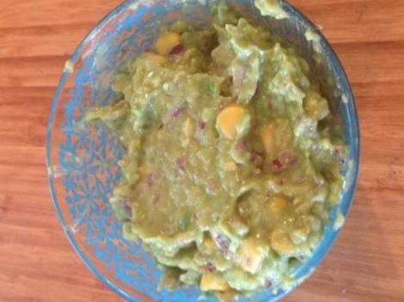 Avocado and corn dip