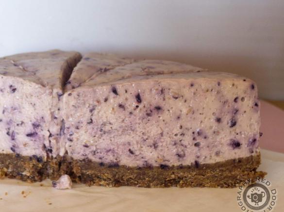 Blur Berries Cheesecake Clone of 'No-Bake' Strawberry White Chocolate Cheesecake