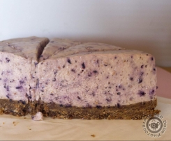 Blur Berries Cheesecake Clone of 'No-Bake' Strawberry White Chocolate Cheesecake